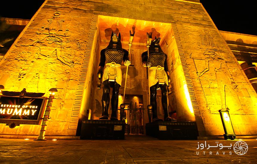 Universal Studios theme park Ancient Egypt